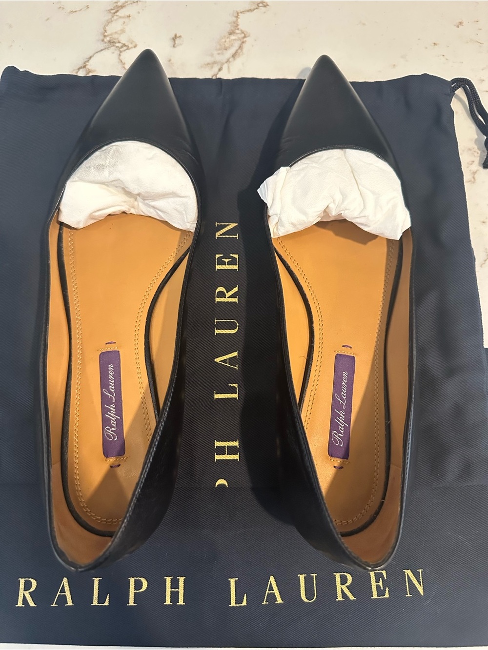 RALPH LAUREN (PURPLE LABLE) KENDRYA FLAT